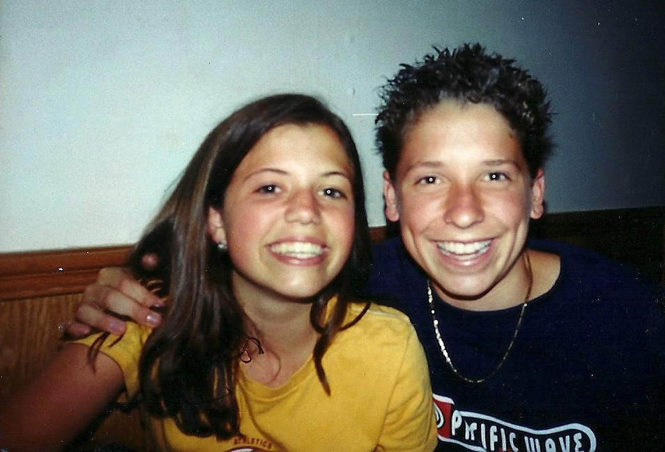 Ross at summer camp, junior high